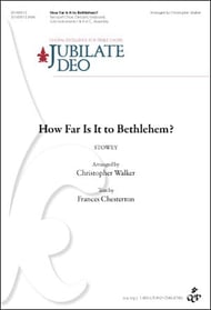 How Far Is It to Bethlehem? Two-Part choral sheet music cover Thumbnail